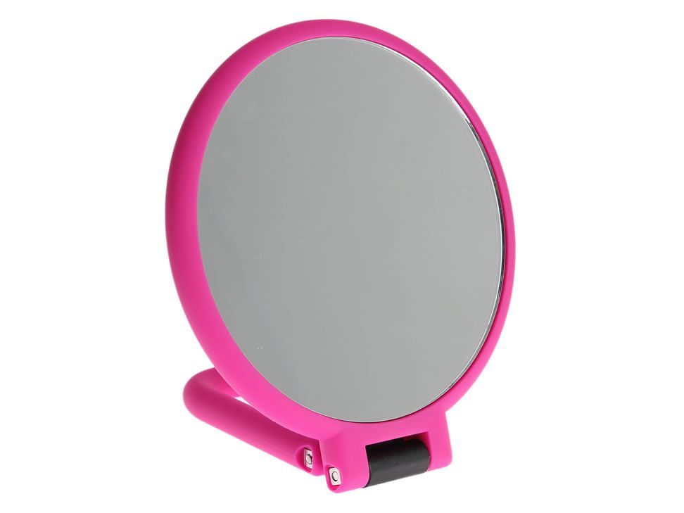 Espejo de Mano Soft Touch 10X Rosa –