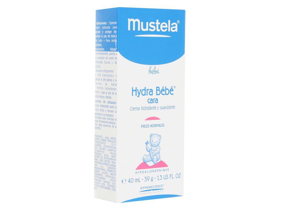 Mustela Crema Hidratante y Suavizante Hydra Bebé de 40 ml, – Mi